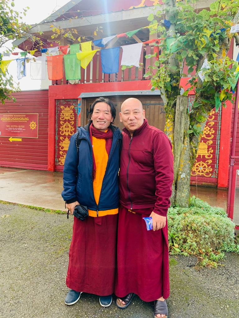 Special visit to Geshe Zopa